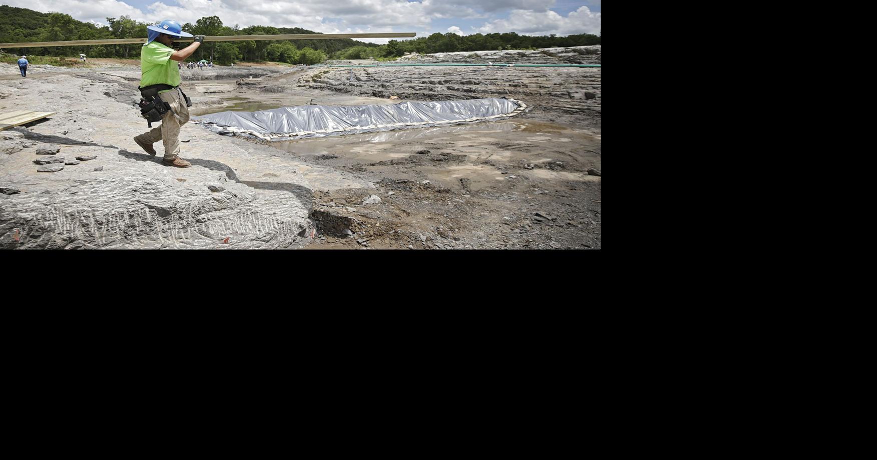 Officials tour 'worldclass' whitewater park construction site, talk