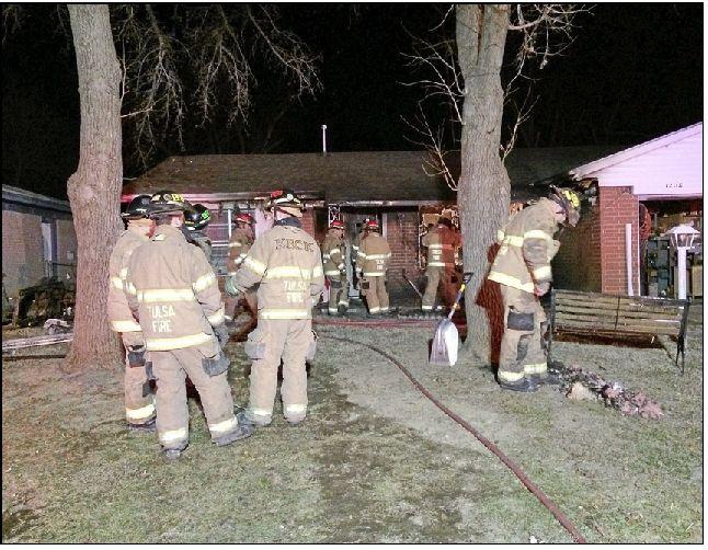Man rescued from house fire