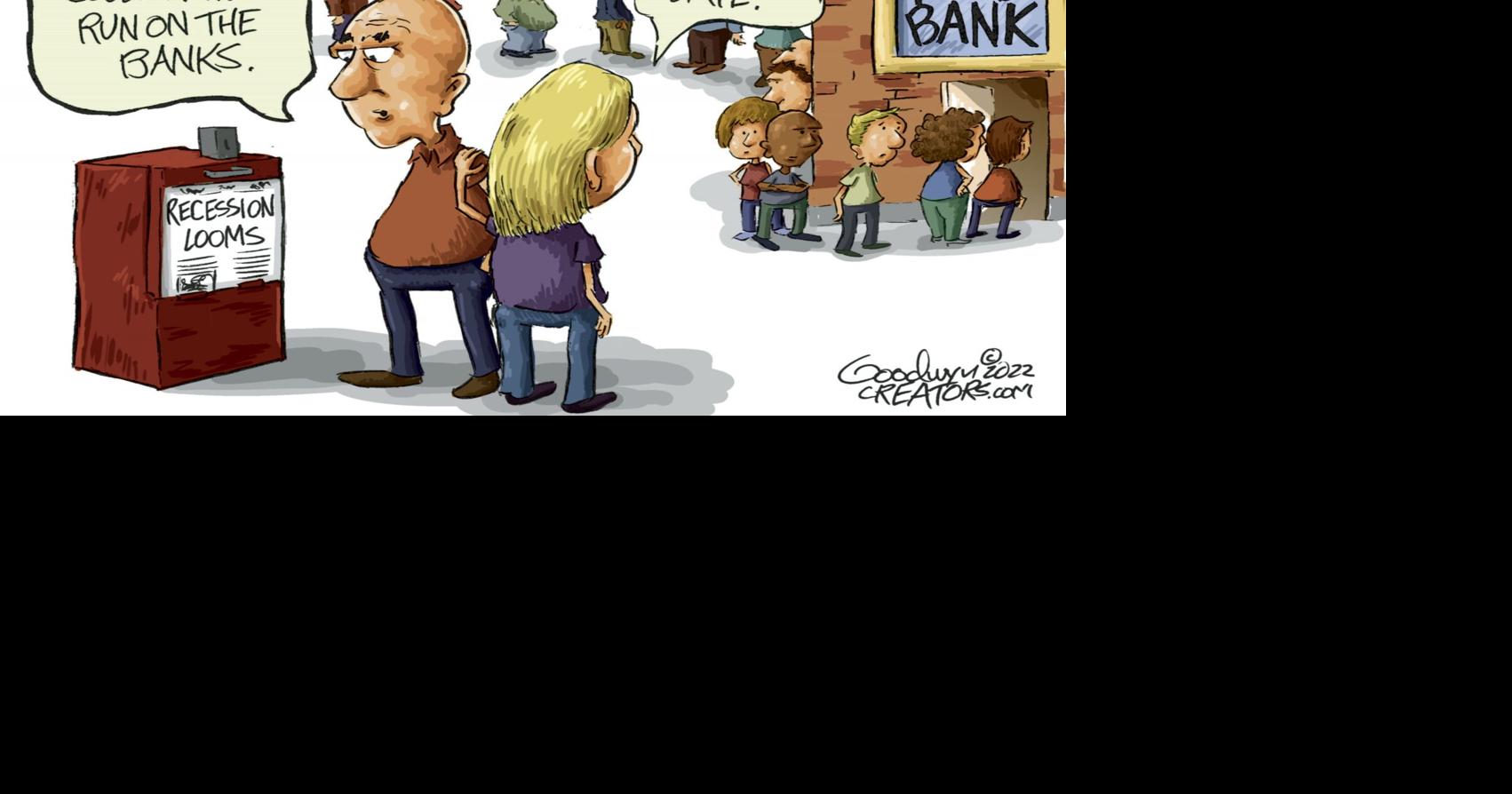 Cartoon: Bank Run