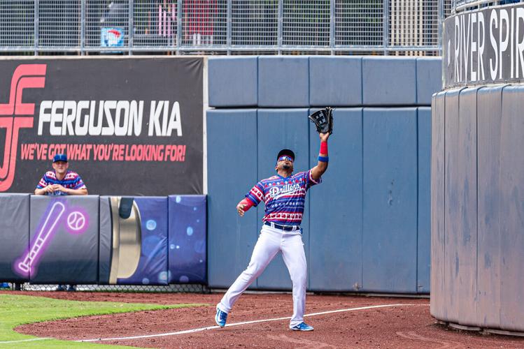 Tulsa Drillers Script Blue Alternate Jersey