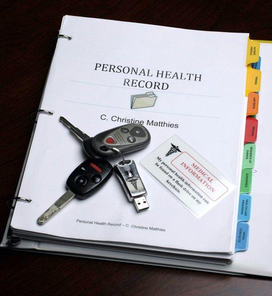 Monday organizer Keeping medical records