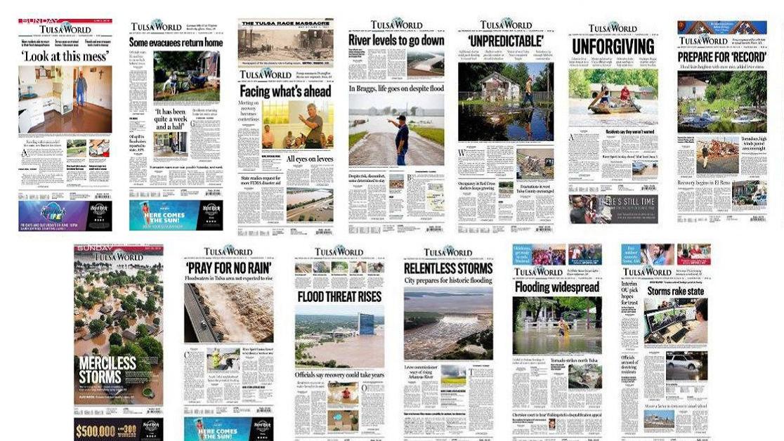 Gallery Tulsa World Front Pages From May 2019 Storm Coverage State And Regional News Tulsaworld Com