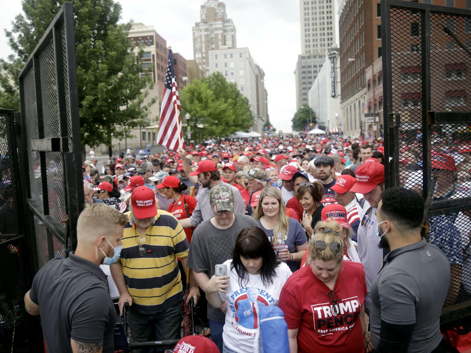 We Are The Silent Majority Trump Rally Goers Descend On Tulsa From All Over Local News Tulsaworld Com We Are The Silent Majority Trump Rally Goers Descend On Tulsa From All Over Local News Tulsaworld Com