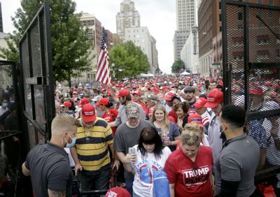 Watch Now See The Bok Center Crowd Hours Ahead Of President