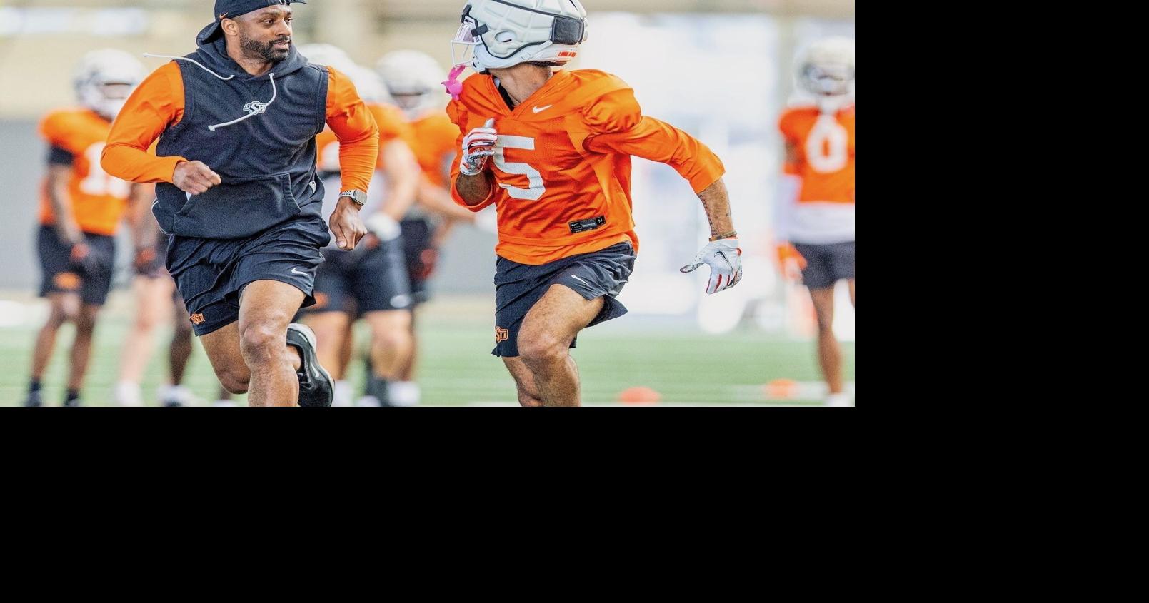 Oklahoma State's WR coach Nick Edwards aims for big plays