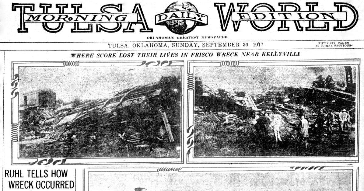 Oklahoma's worst train crash: 28 killed, 50 injured in 1917 - Vimarsana News