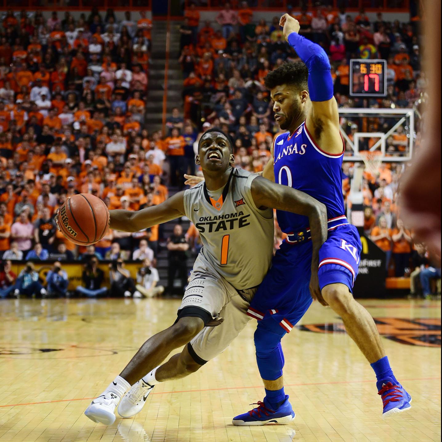 Osu Basketball Top Ranked Jayhawks Hold Off Cowboys In Thriller Osu Sports Extra Tulsaworld Com