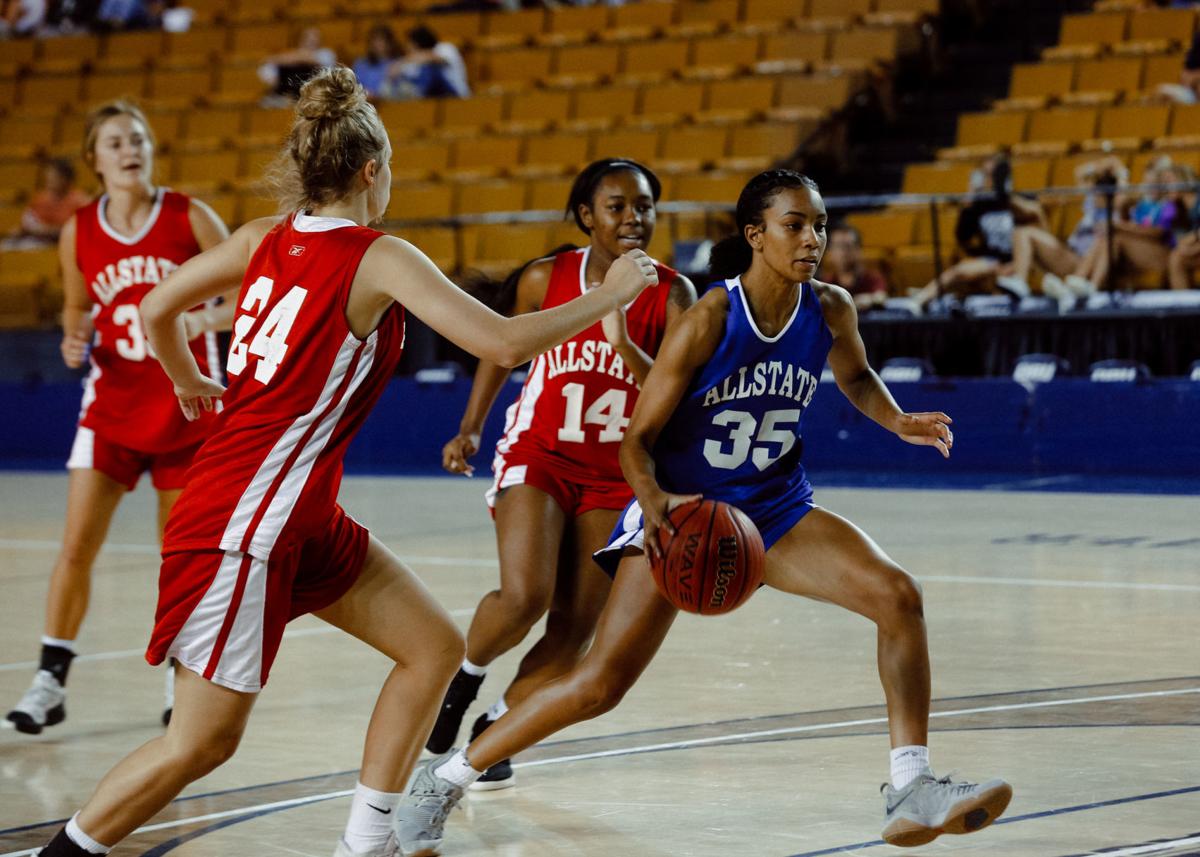 All State Girls Basketball Sand Springs Destiny Johnson Scores 7