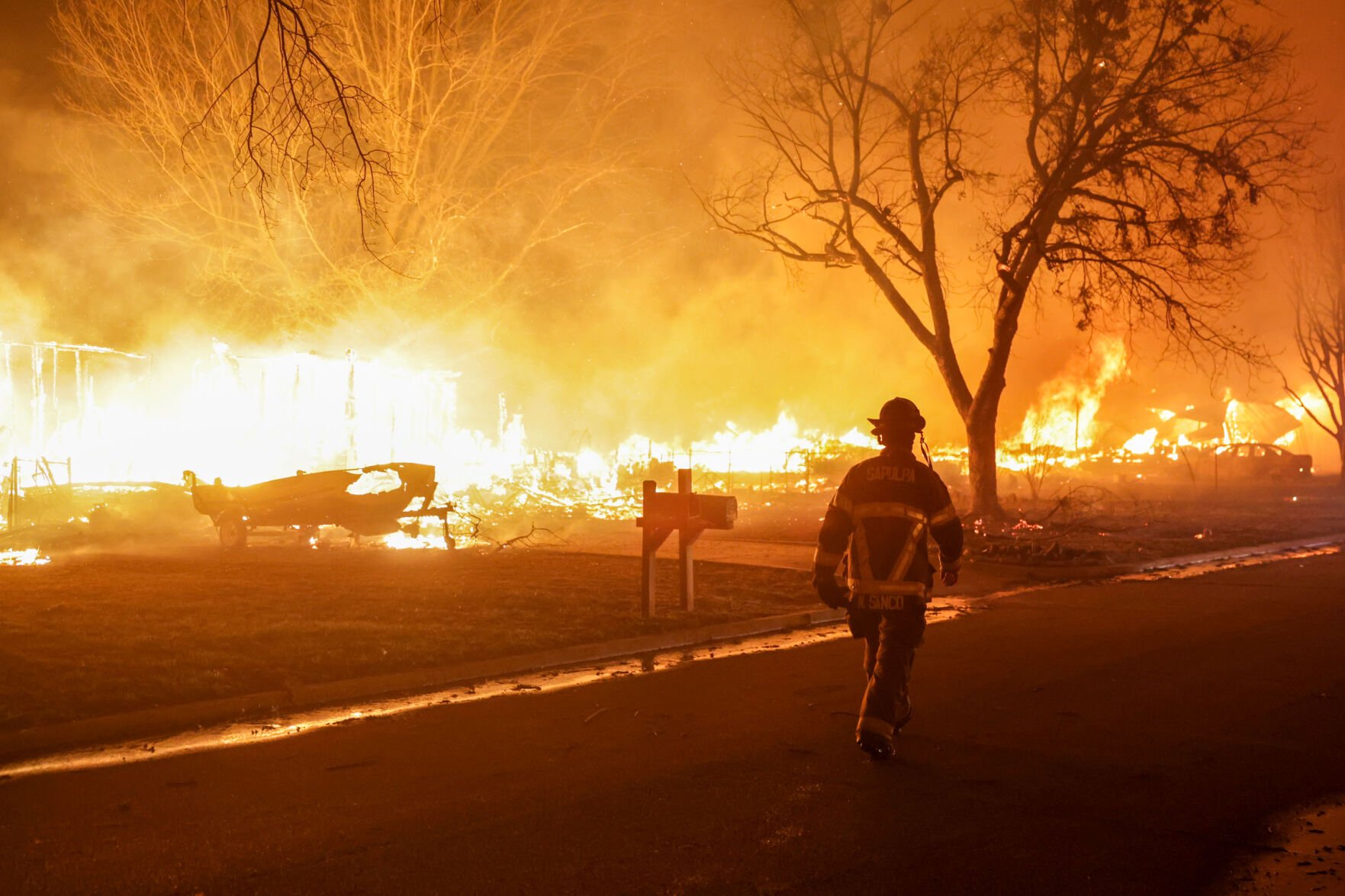 Photos: Wildfires Friday in Mannford