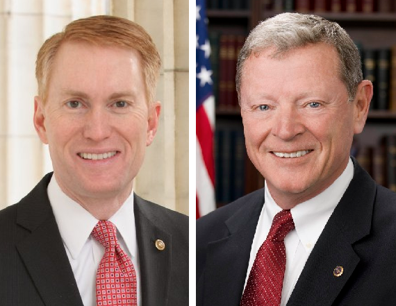Oklahoma senators Jim Inhofe and James Lankford