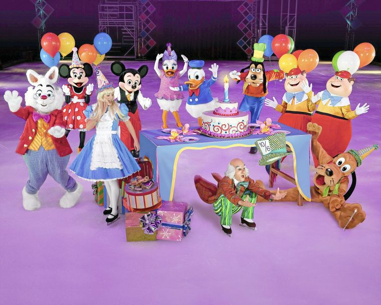 'Disney on Ice' performers on their way to Tulsa State Fair