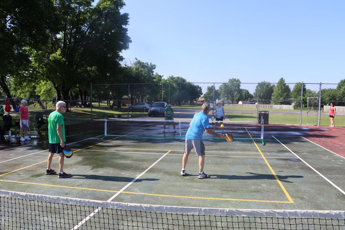 Pickleball growing in popularity in Owasso; players get new courts at