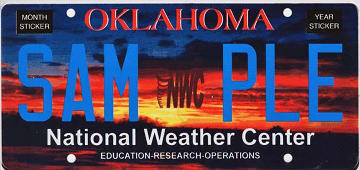 Photo Gallery Specialty plates available in Oklahoma Gallery