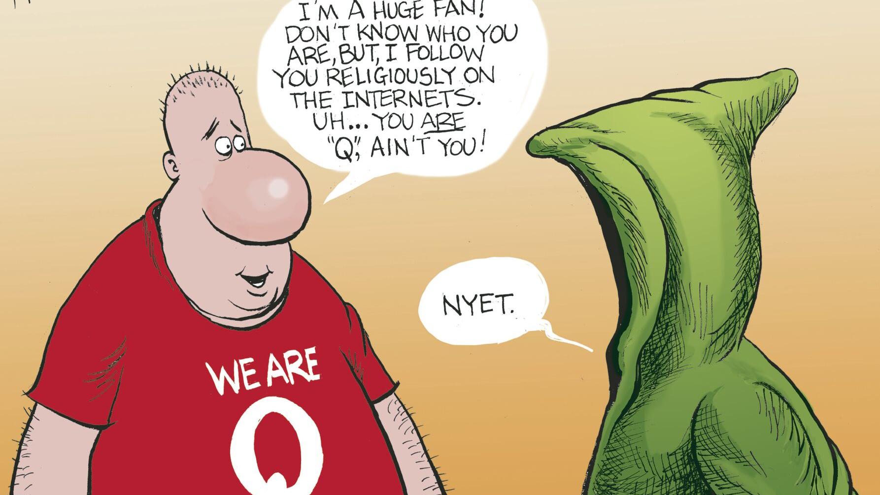 Bruce Plante Cartoon Qanon Columnists Tulsaworld Com