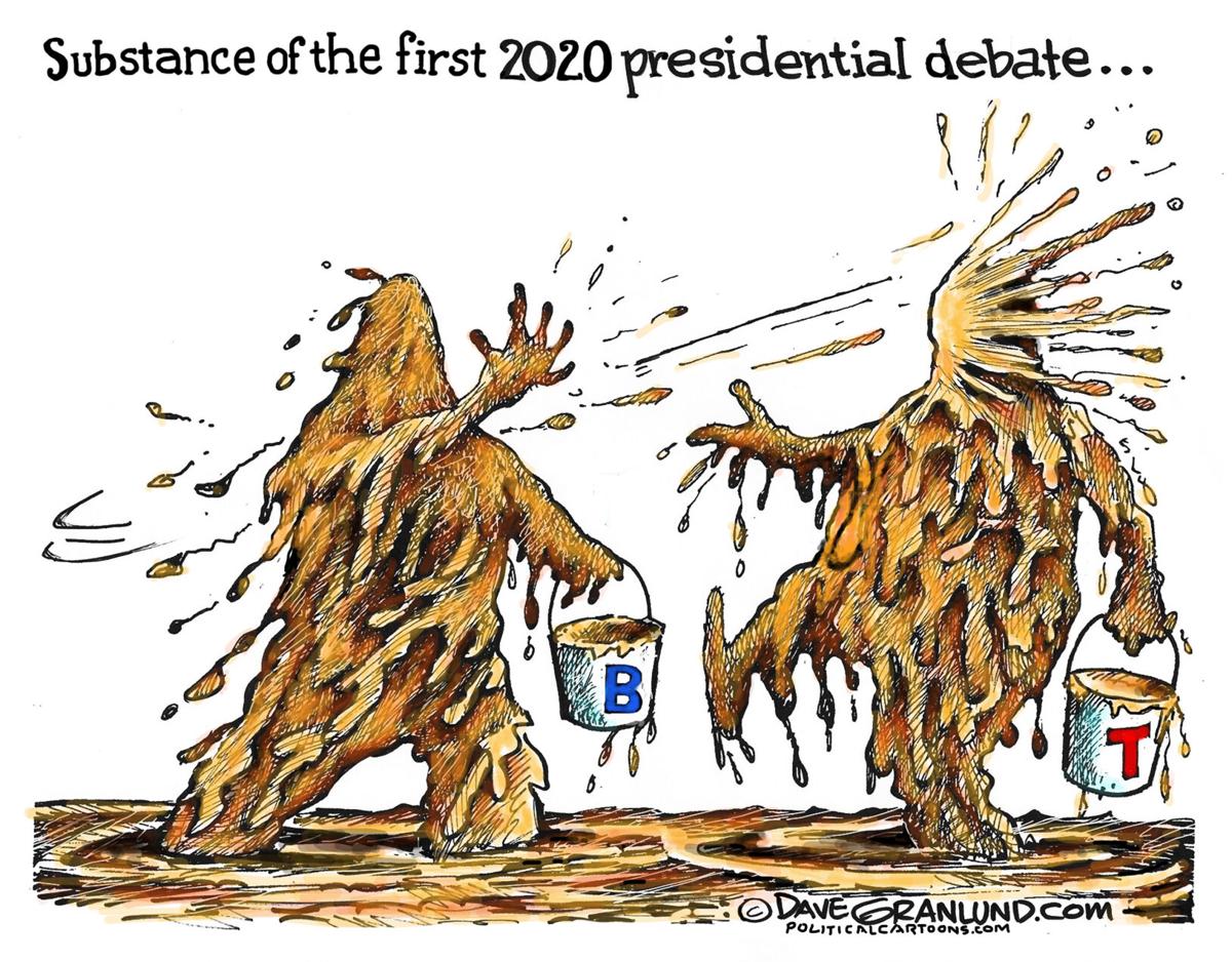 Syndicated Cartoon Biden Vs Trump Debate Substance Columnists Tulsaworld Com