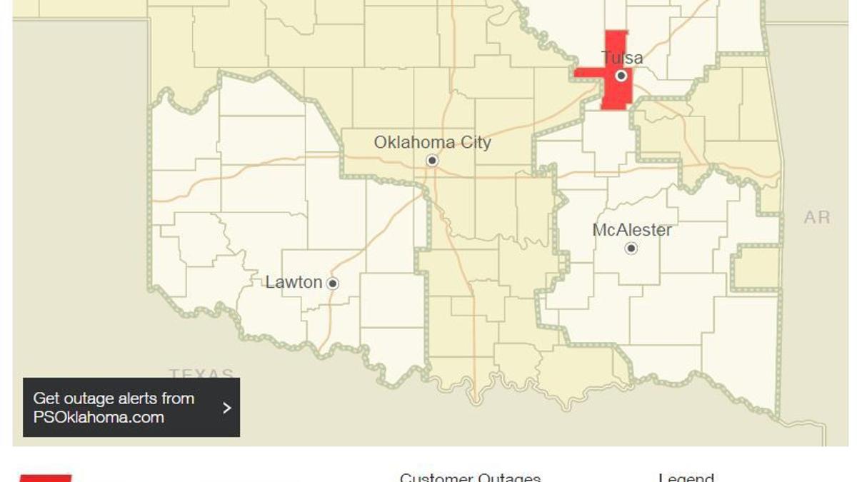 Pso Power Back On For 2 520 Customers In South Tulsa Local News Tulsaworld Com