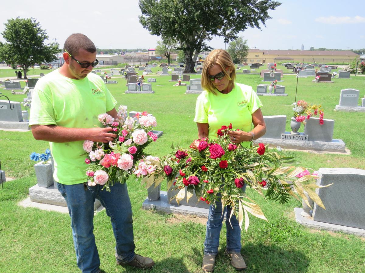 a solemn effort fairview cemetery groundskeepers work to beautify