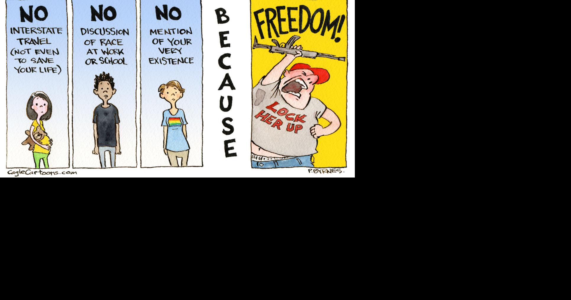 Cartoon Because Freedom