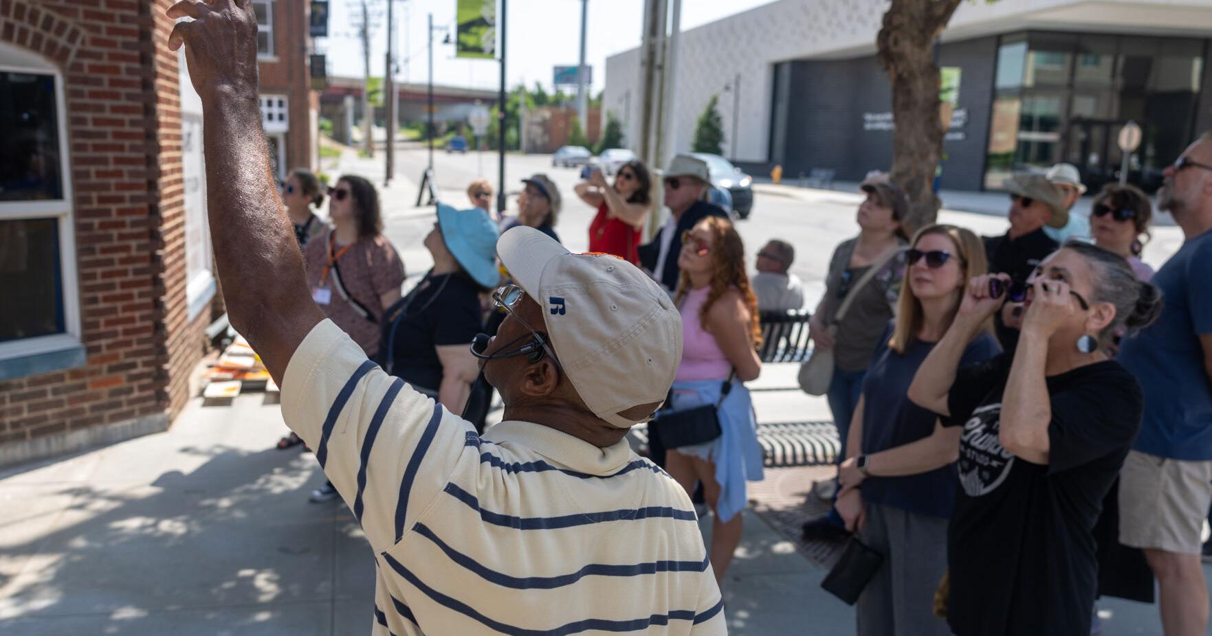 Tour groups walk Greenwood District - Vimarsana News