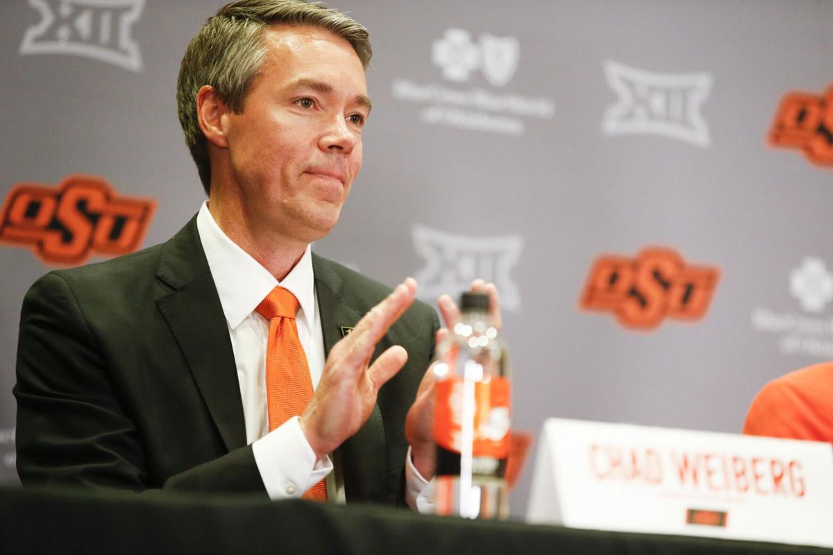 Guerin Emig: As college sports quake, Chad Weiberg strikes steady tone on  first official day as OSU AD