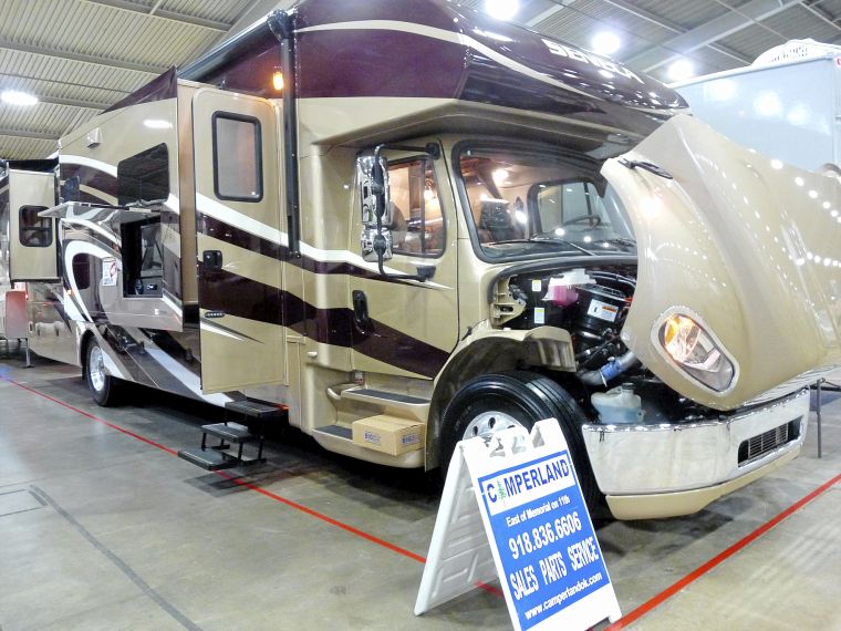 John Stancavage Green Country RV and Boat Show under way Work