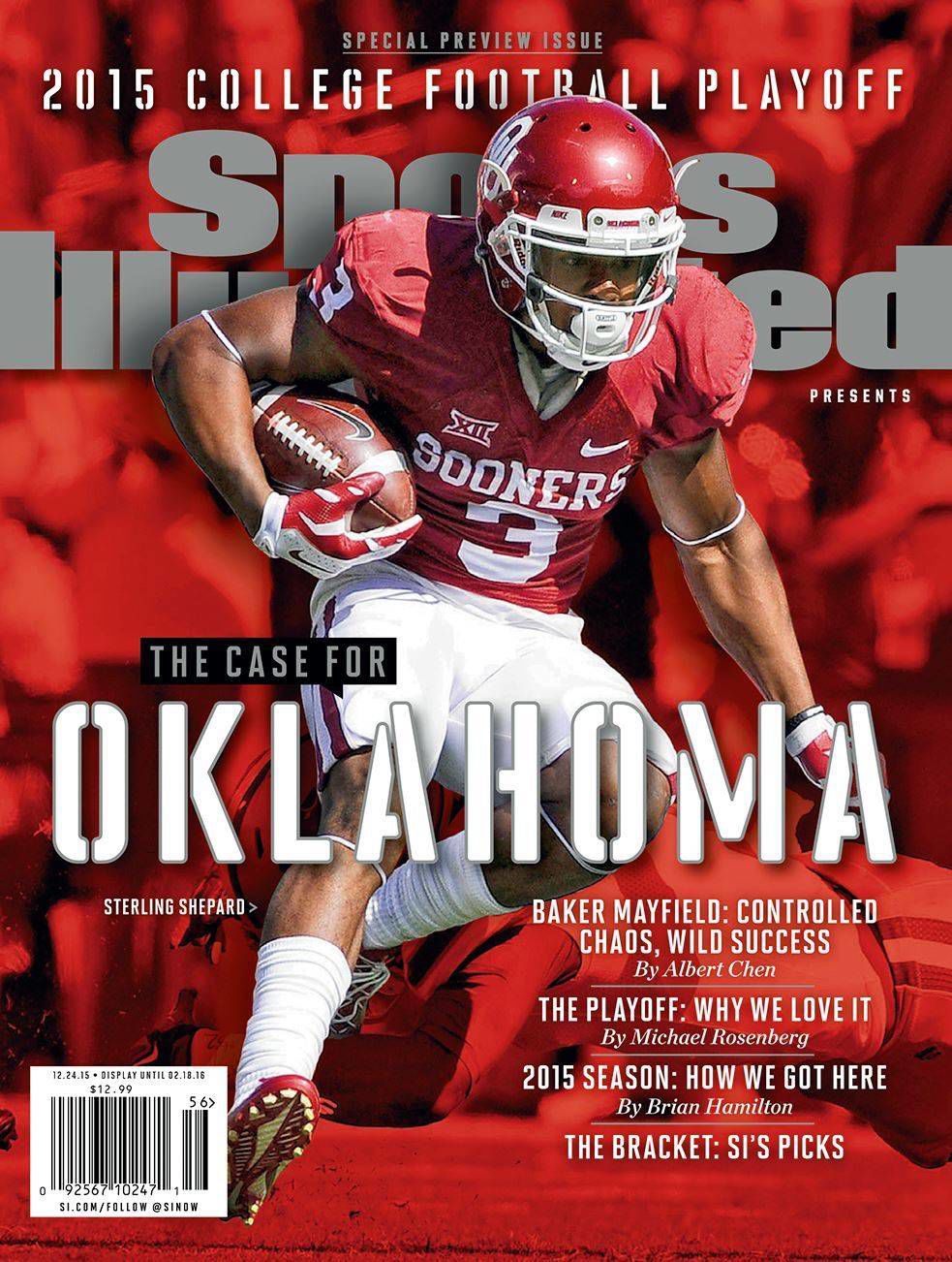 University Of Oklahoma Baker Mayfield Sports Illustrated Cover