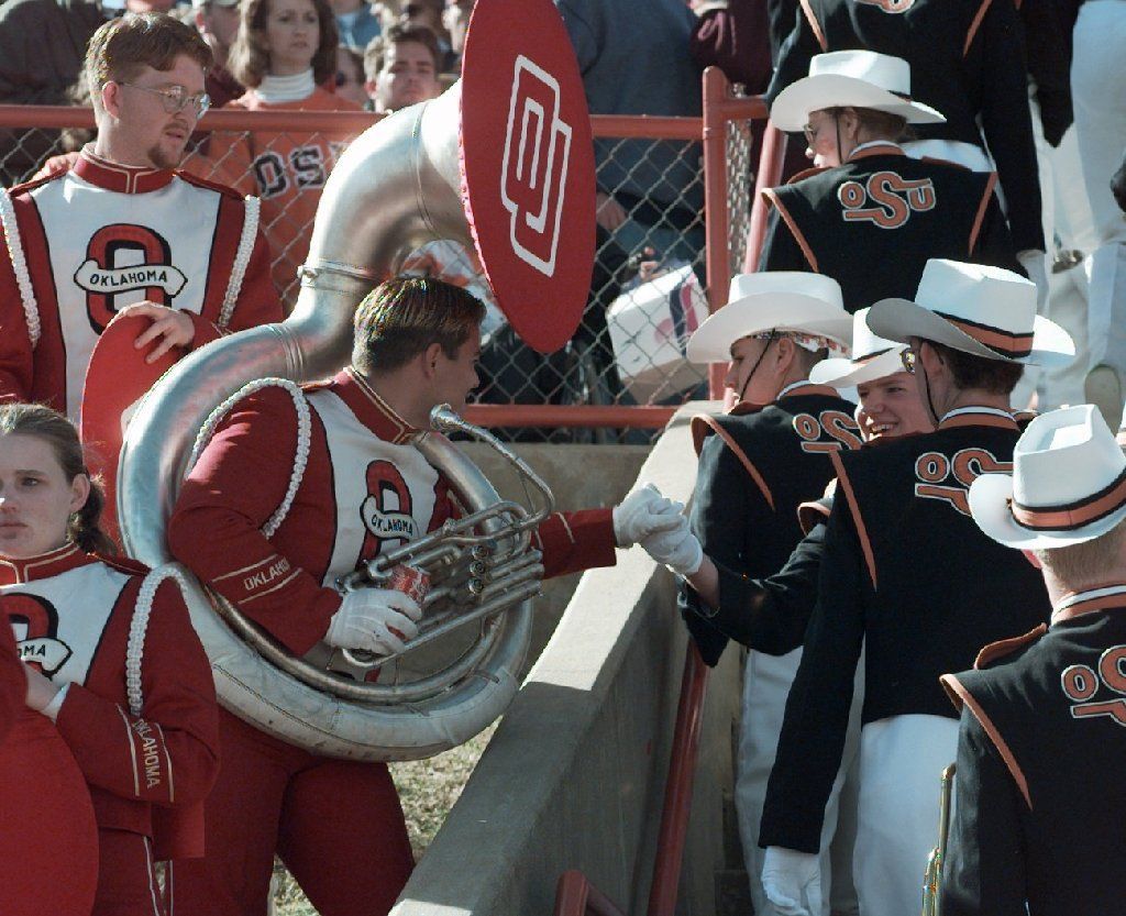 Photos OU marching band 'The Pride of Oklahoma' uniforms in the past