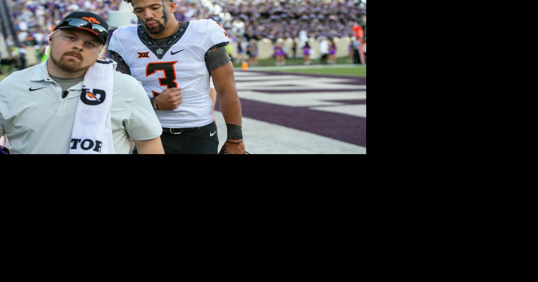 OSU quarterback Spencer Sanders not expected to play Saturday at Kansas