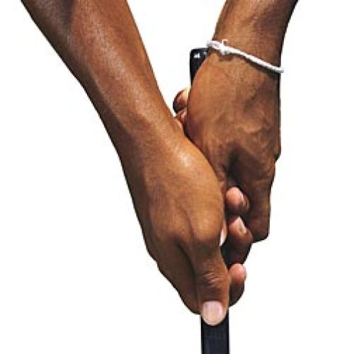 Tiger woods putter grip hands Clearance