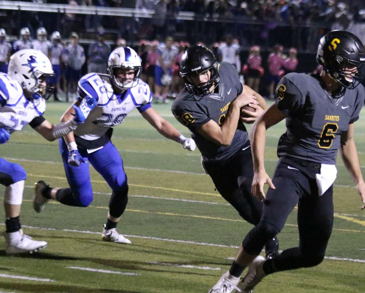 Football Sand Springs Stuns Sapulpa 48 34 News Tulsaworld Com
