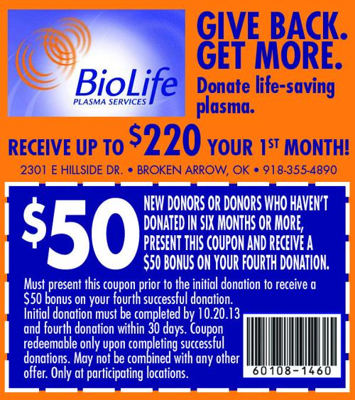 Biolife New Donor Coupon 2020 Online Coupon 2020
