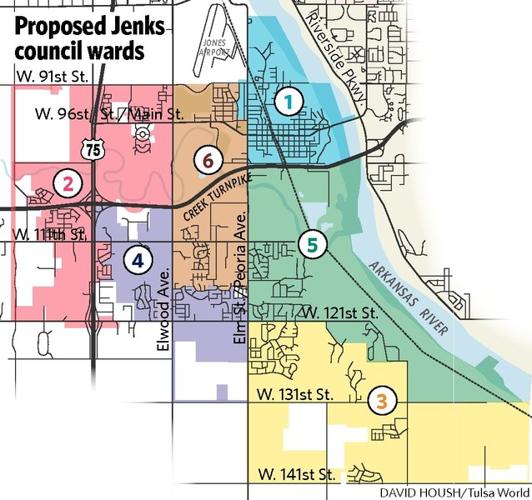 Jenks City Limits Map Jenks Prepares To Change Its Ward Boundaries | Archive | Tulsaworld.com
