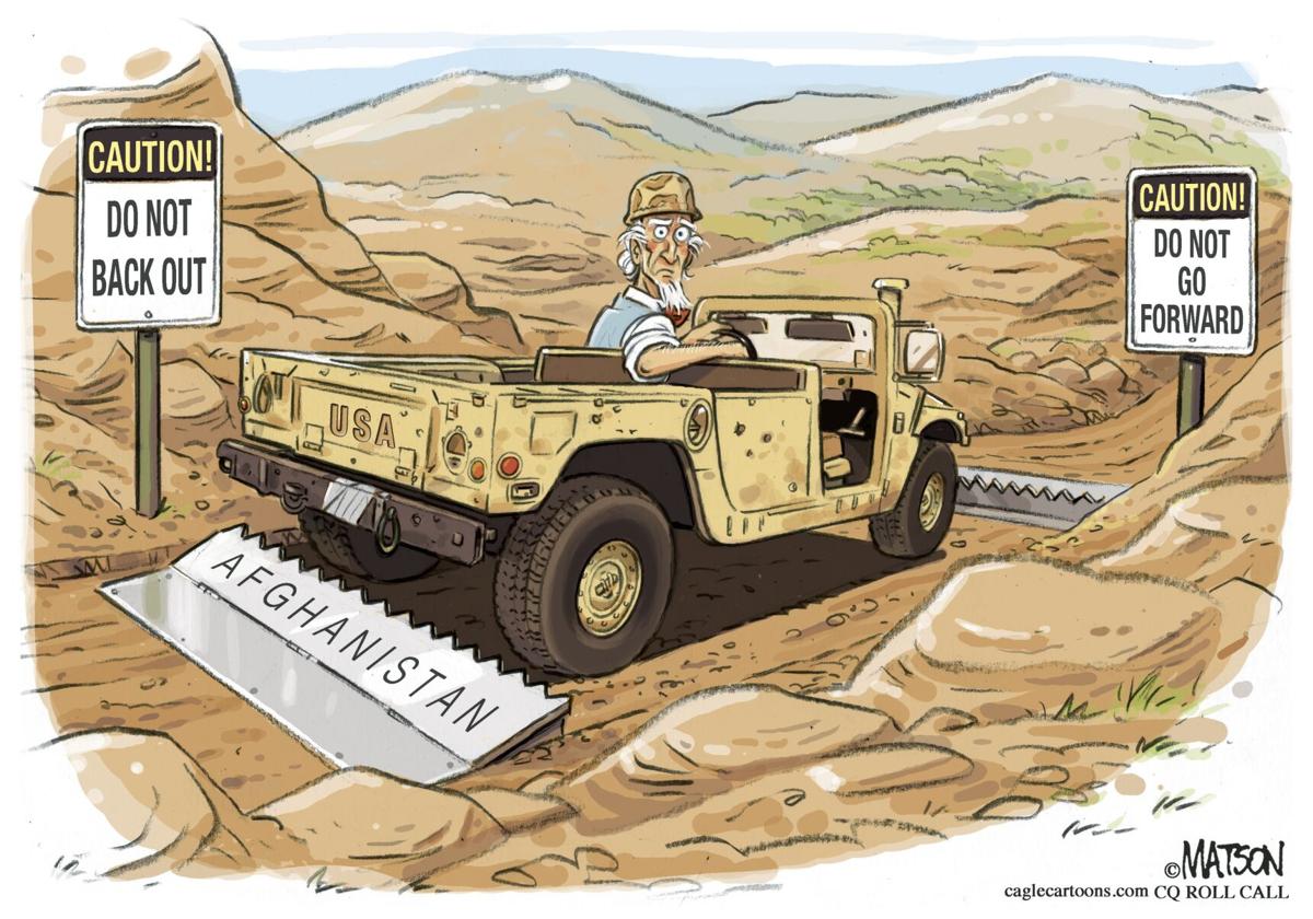 Syndicated Cartoon: No Way Out by R.J. Matson