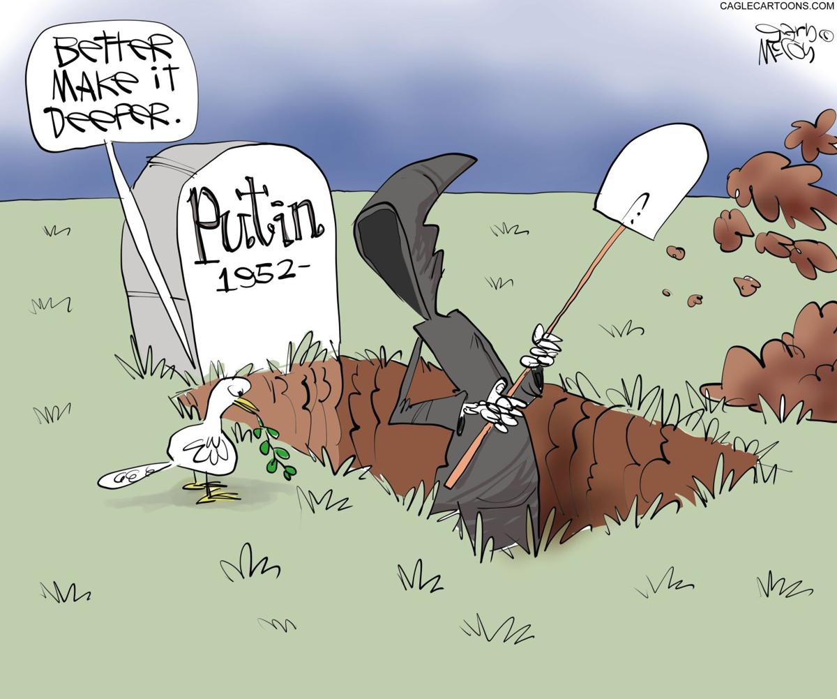 Cartoon: Digging Putin's Grave
