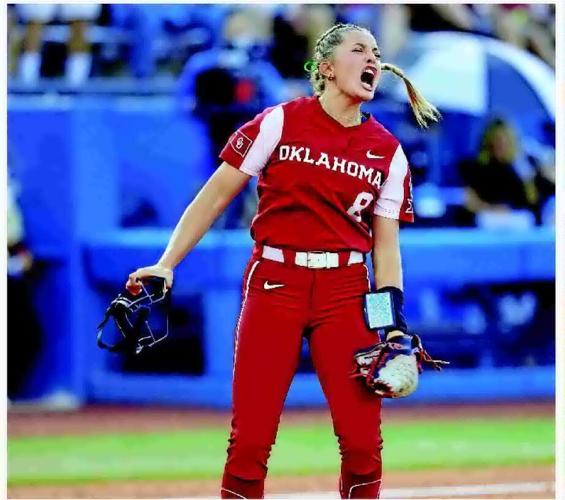 WCWS GAME 2 OKLAHOMA WINS THIRDCONSECUTIVE TITLE