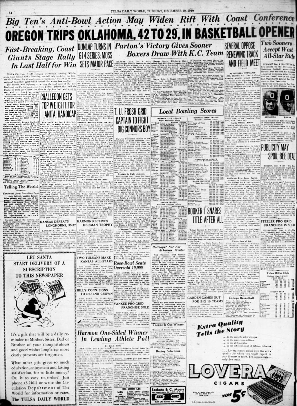 Oregon And Oklahoma First Met In The Inaugural Ncaa Tournament