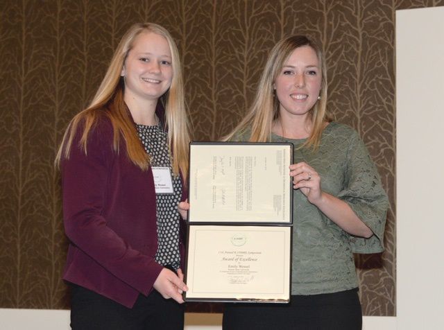 Owasson Emily Wessel honored for her outstanding research at ...