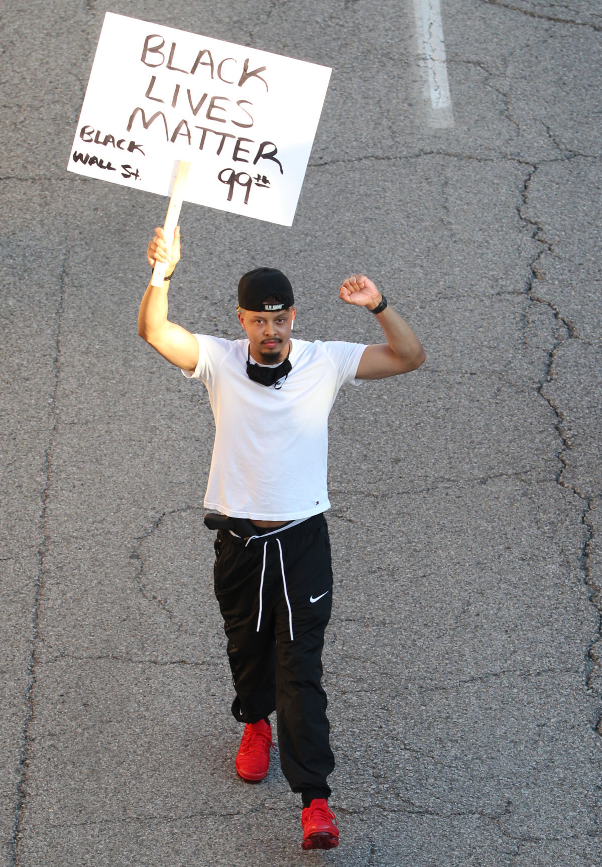 Okla. man paralyzed after falling off highway during protest