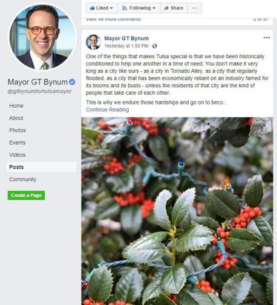 Christmas Decorations Offer A Light In The Darkness Tulsa Mayor
