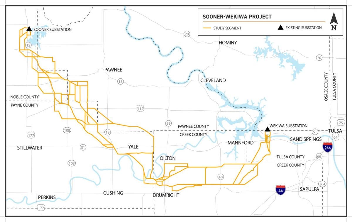 Proposed electrical transmission line