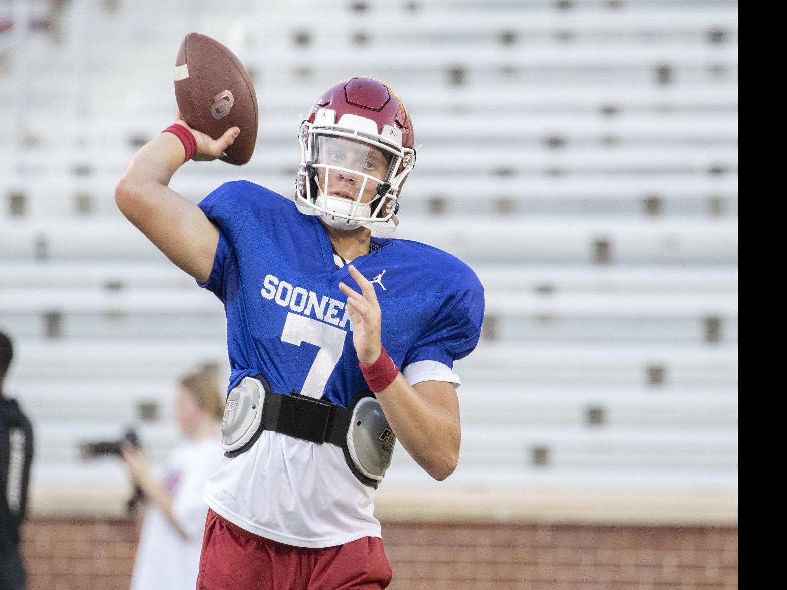 Ou Football Notebook Spencer Rattler Acting Like A King At