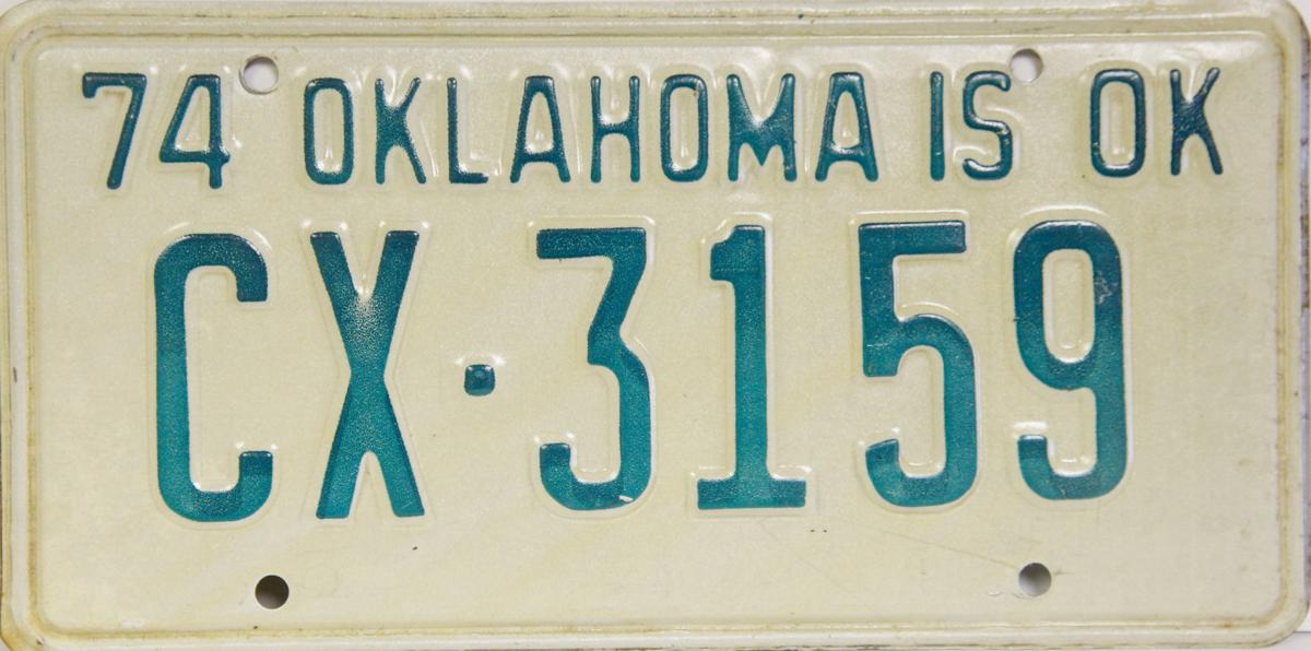 See Oklahoma's license plates from early 1900s through today