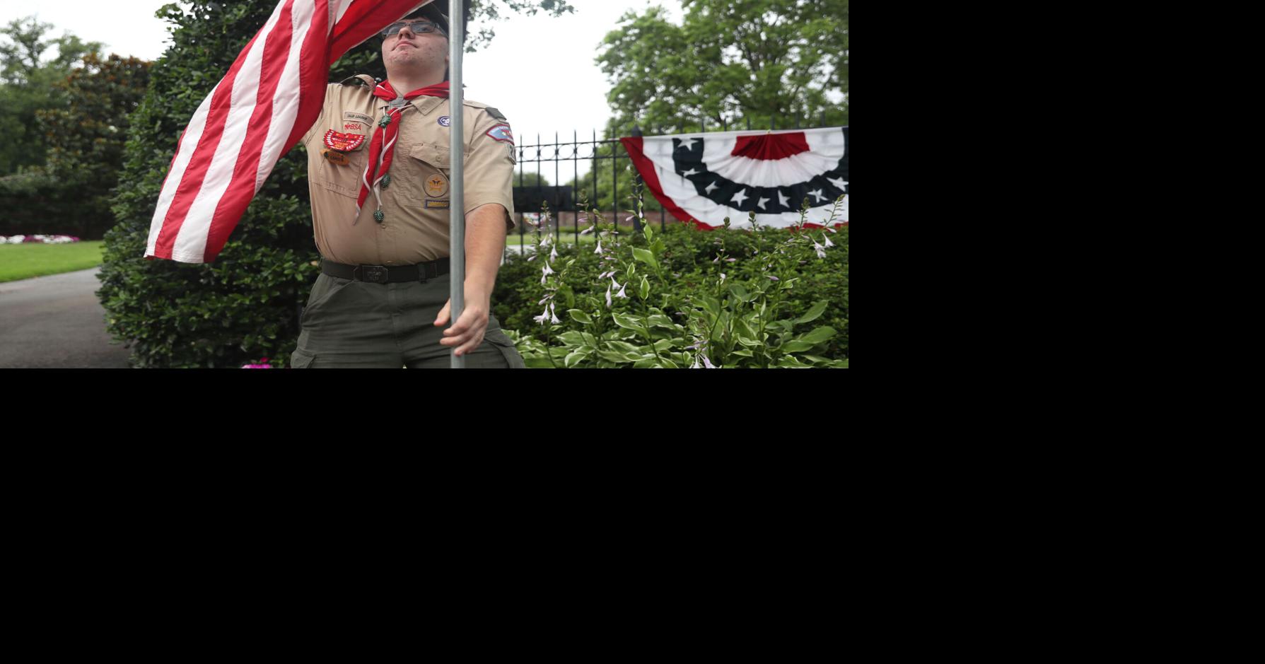 Flag Day service brings Tulsa Boy Scouts out into community