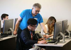 Head of the Class: Union teachers use blended learning model to teach students math