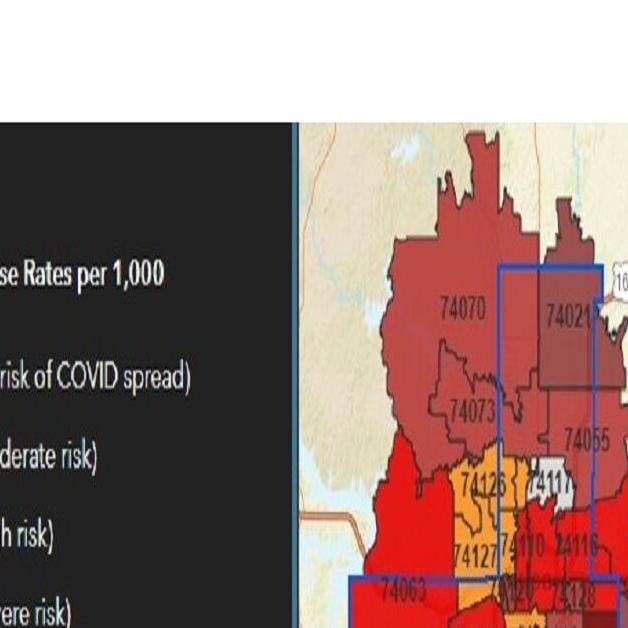 Tulsa County Zip Code Map Down Slightly From Record Red Ou S Covid Chief Points Out Sad Day In U S Local News Tulsaworld Com