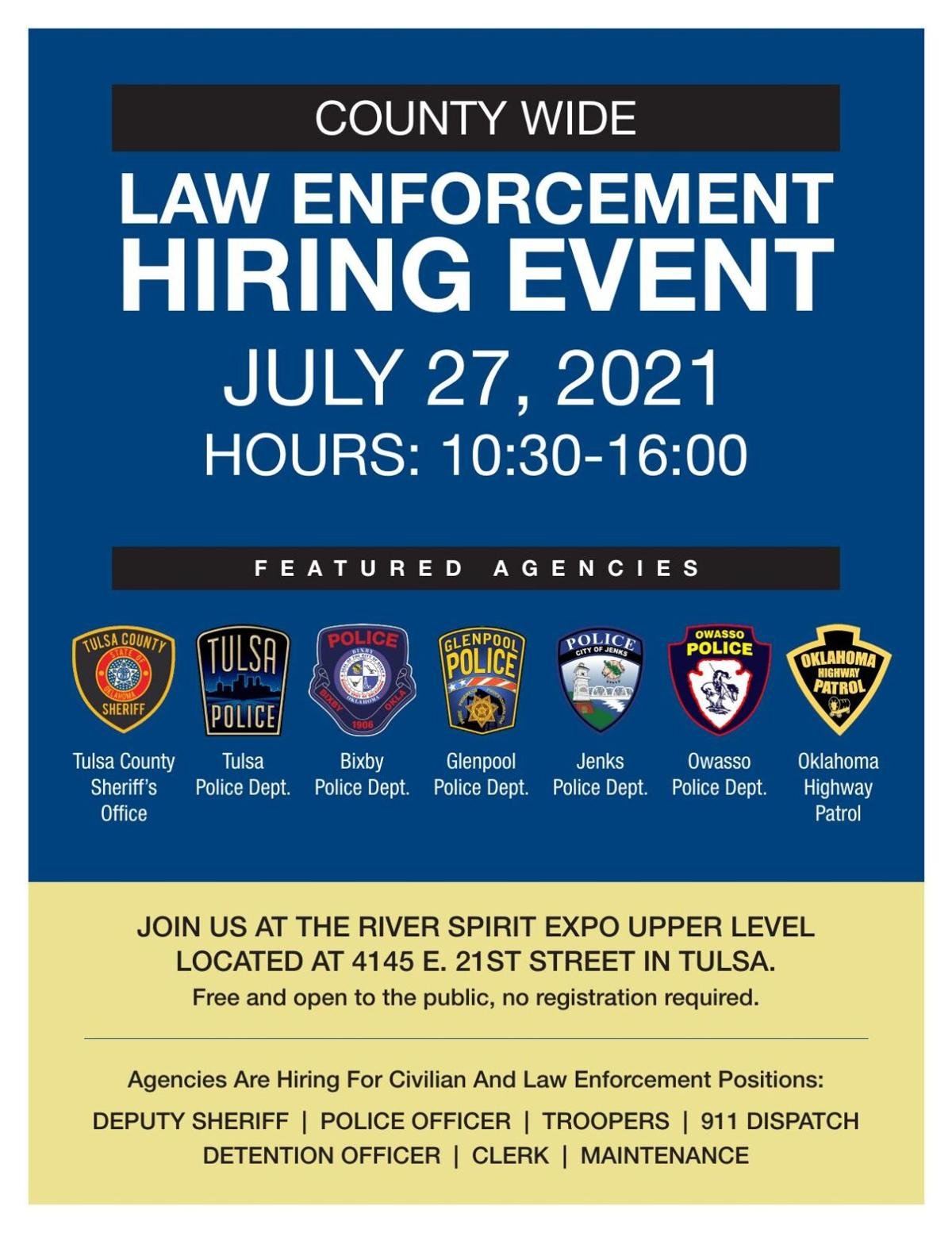 Law Enforcement Job Fair Flyer