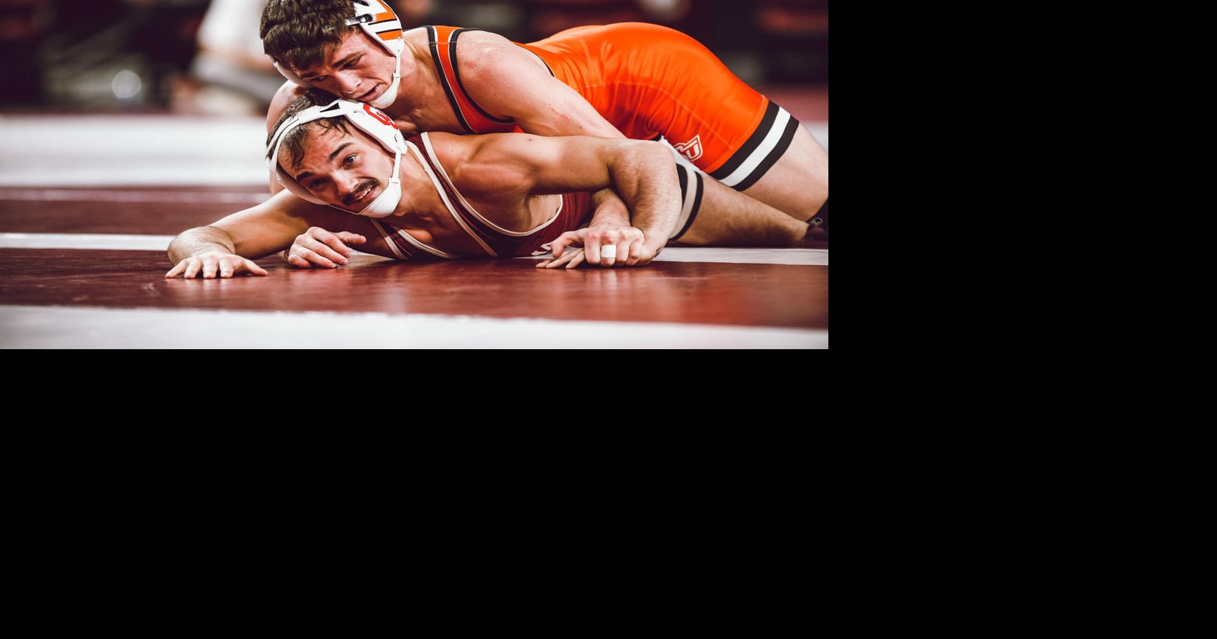 OSU wins four straight matches to down OU in Bedlam wrestling