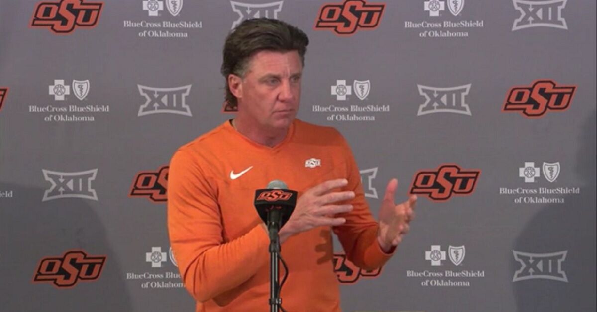 Oklahoma State Coach Mike Gundy Media Session Highlights