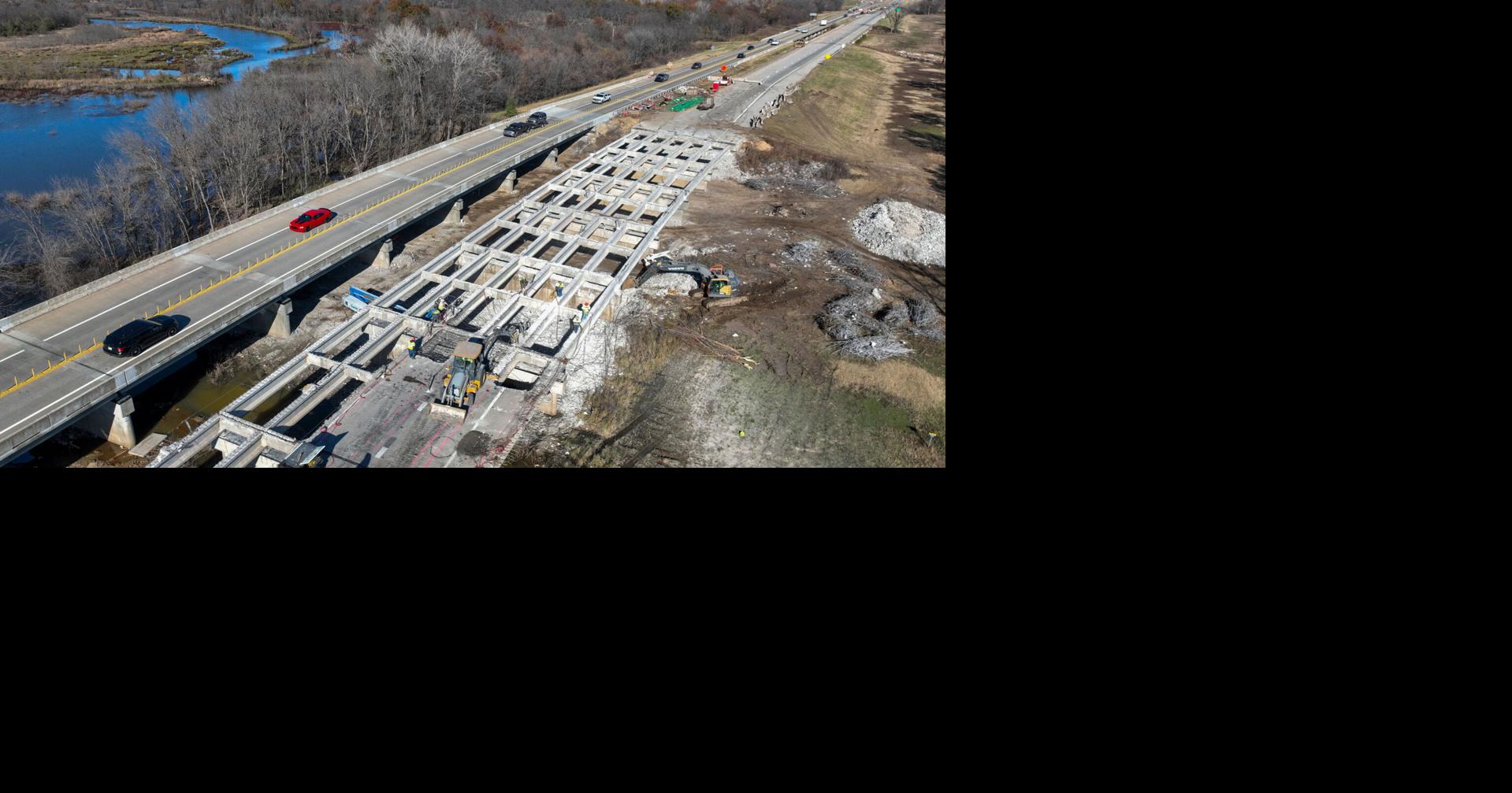 Bridge work on U.S. 75