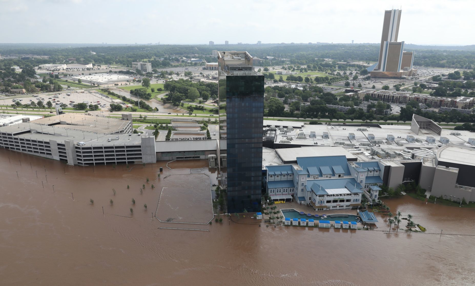 flood at river spirit casino tulsa
